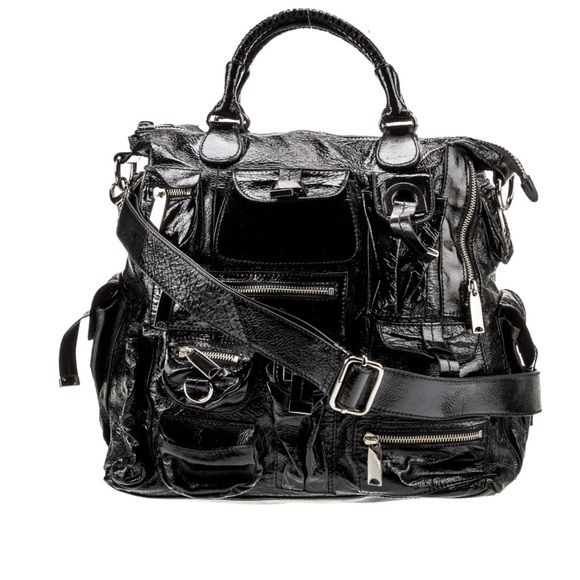 Cynthia Rowley Patent leather handle bag, NO STRAP I can’t seem to find it. - Picture 5 of 6